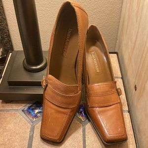 ENZO ANGIOLINI VTG LEATHER PUMPS